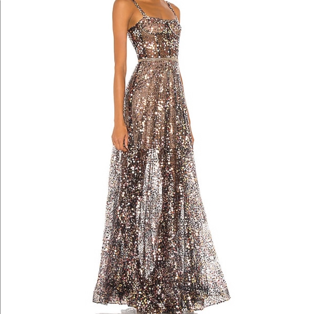 Bronx & Banco Midnight Noir Gown, size 6